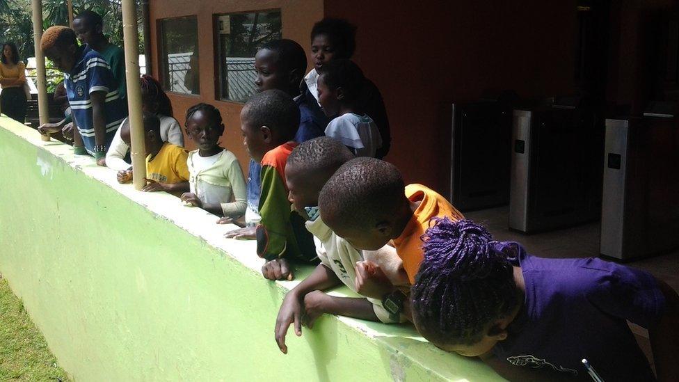 Visitors to the Kioko Snake Ventures