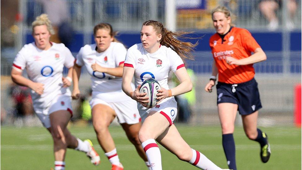 England women's rugby.