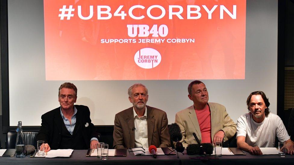 Jeremy Corbyn and UB40