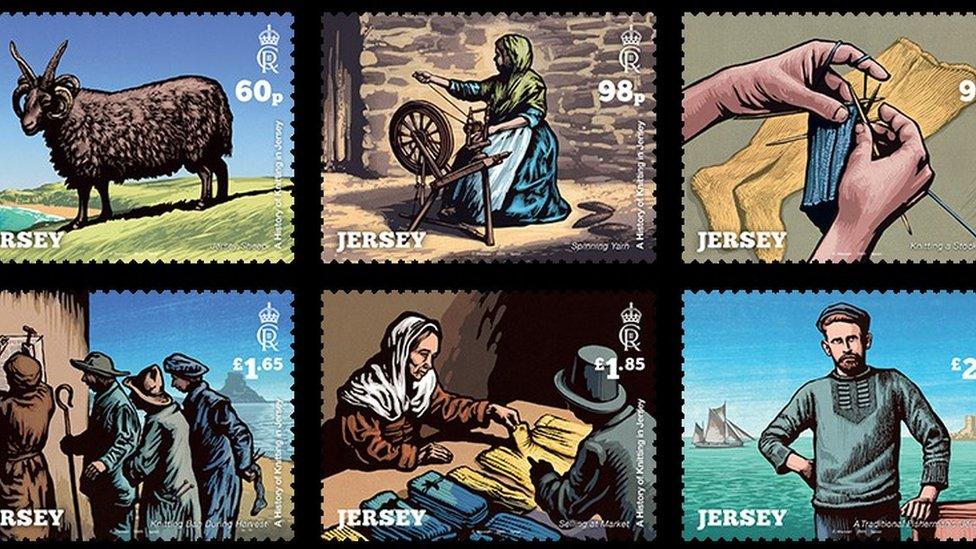 The new stamps series