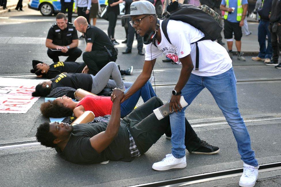 Black Lives Matter campaigners