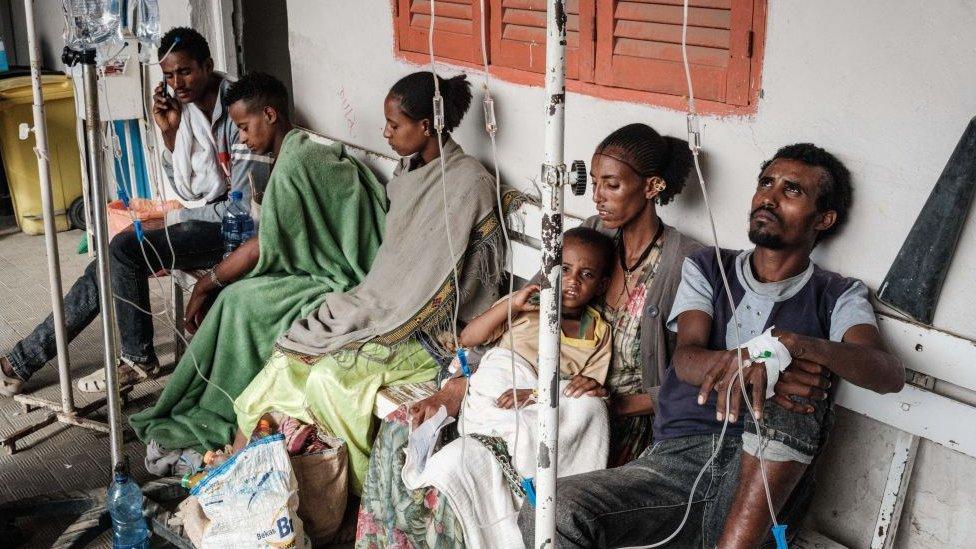 Hospital patients in Mekelle