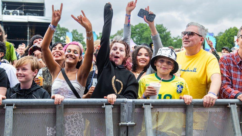 Bluedot crowd on Sunday
