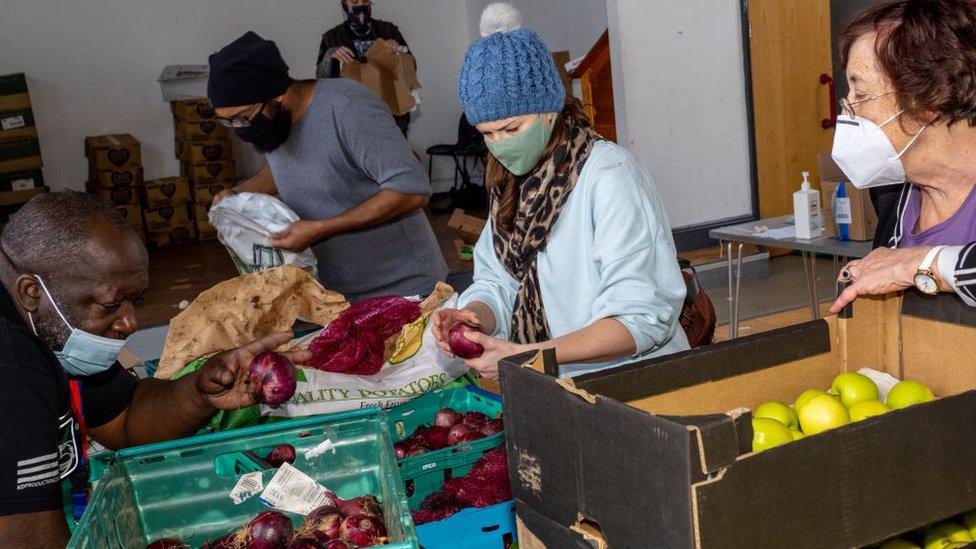 Tens of thousands of food parcels have been give out in Wales during the Covid pandemic