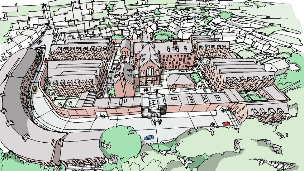 Dorchester Prison plans