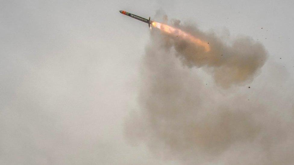 Test firing of a Sea Ceptor missile