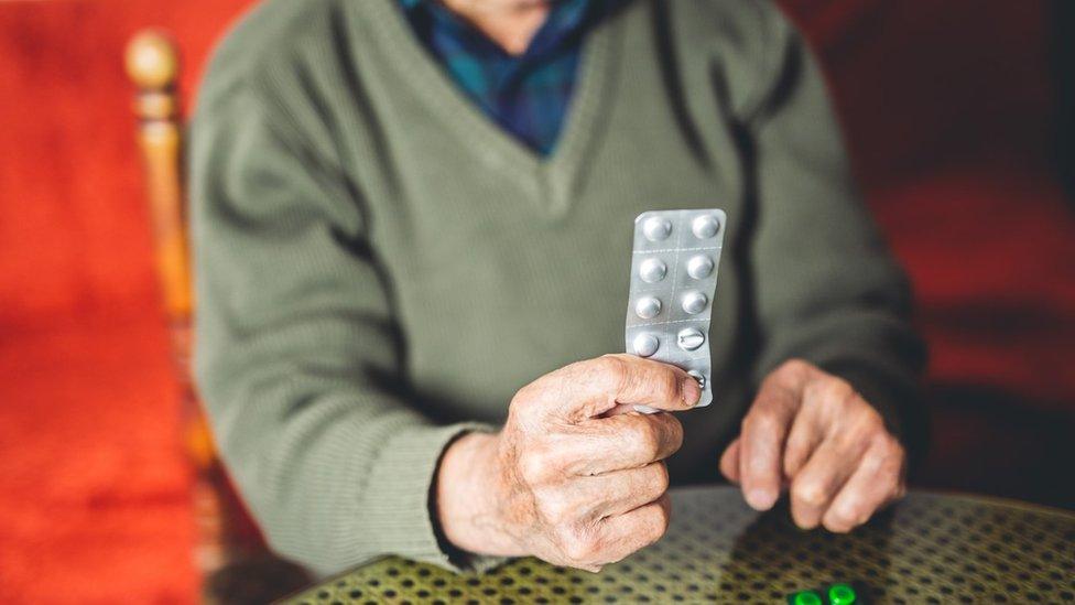 A resident in a care home