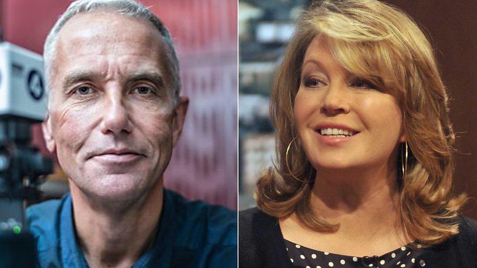 Eddie Mair and Kirsty Young