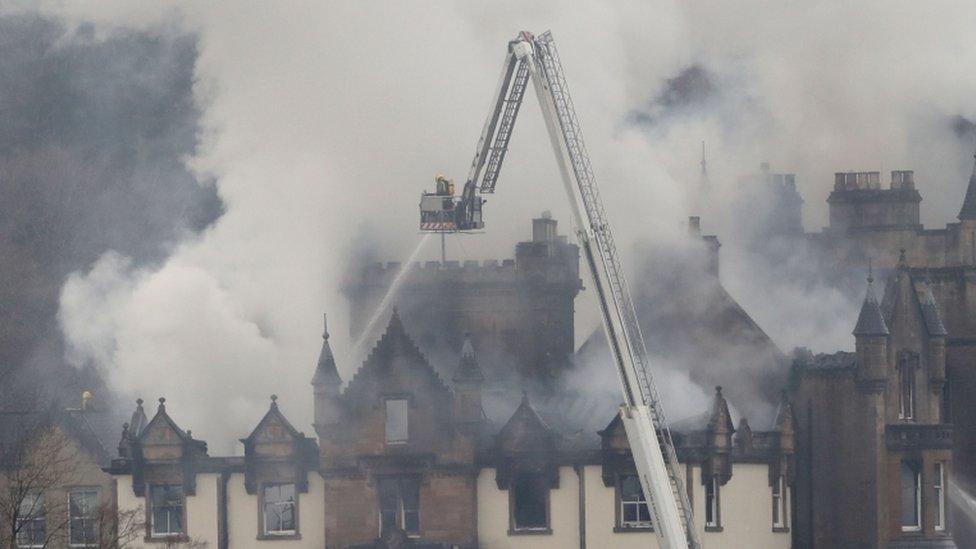 Fire at Cameron House