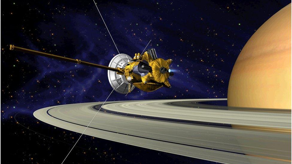 Artist's impression of Cassini