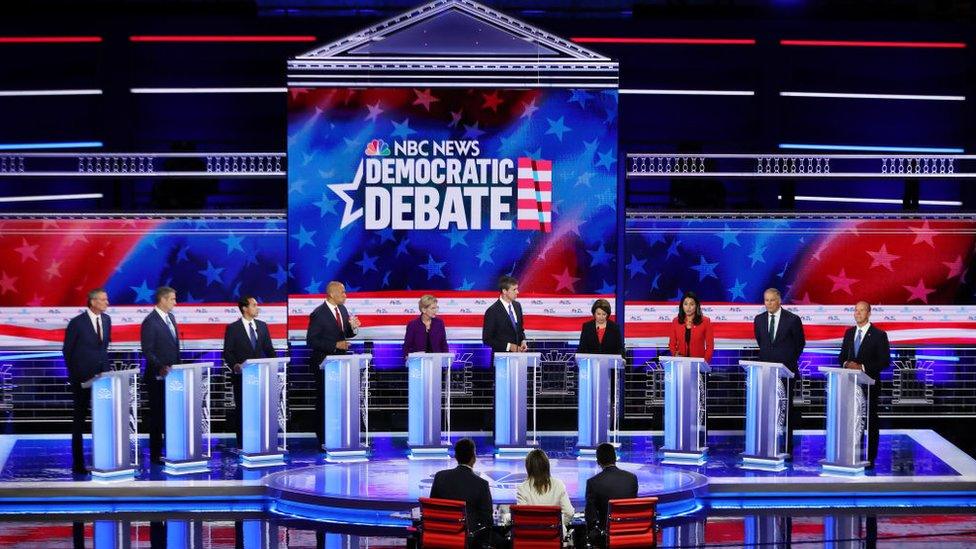 The first night of debates in New York in June