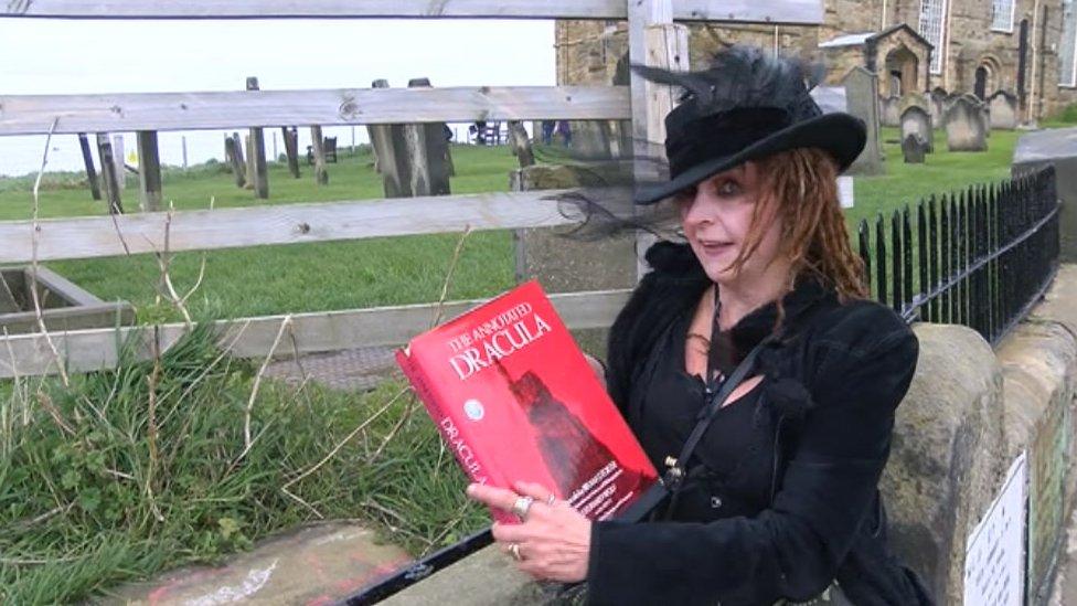 Elaine Edmunds, a Goth in Whitby