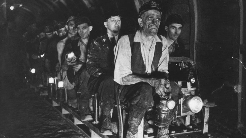 Miners in Doncaster in 1941