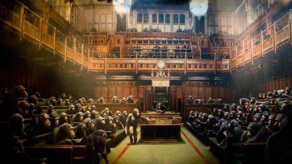 Banksy's Devolved Parliament