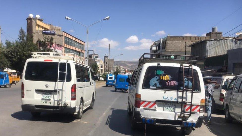 Buses in Mekelle