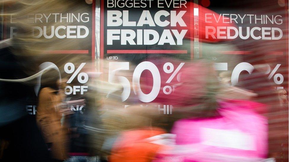 Shoppers on Oxford Street