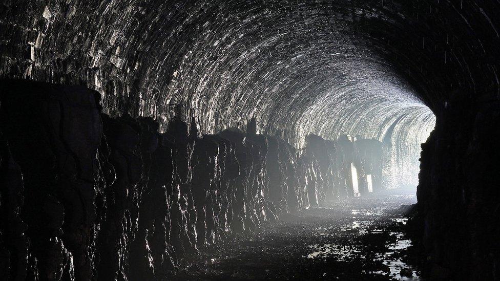 Light from the end of the Torpantau tunnel