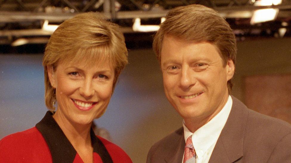 Jill Dando with Nick Ross