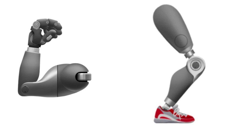 prosthetic limb emoji