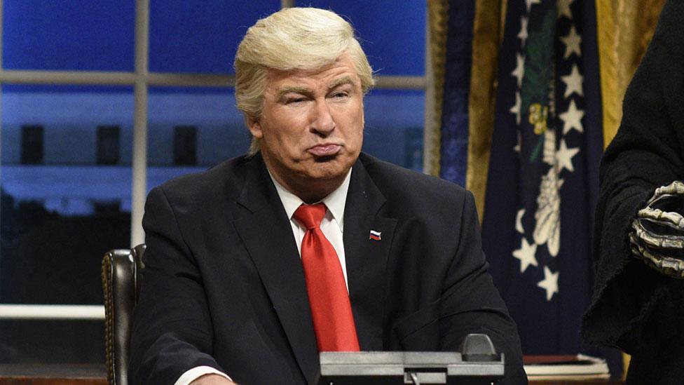 Alec Baldwin as President Trump