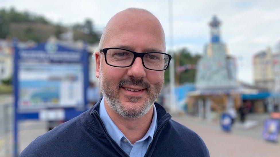 Paul Williams on Llandudno Pier