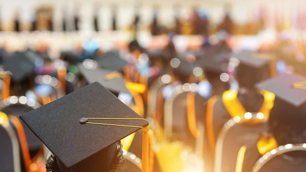 a graduation ceremony