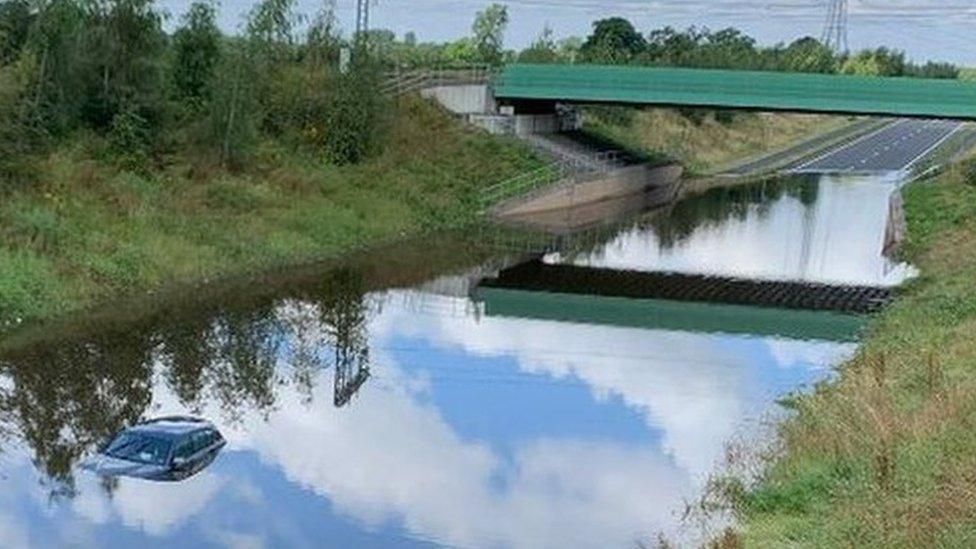 A34 floods