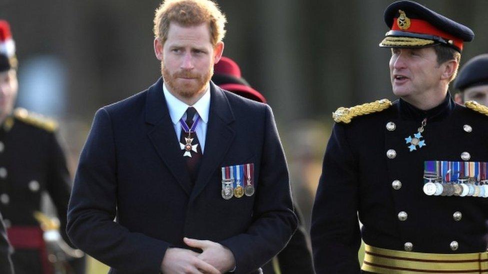 Prince Harry at Sandhurst