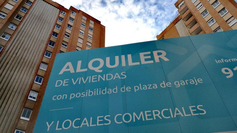 Rents have soared in Spain's cities, particularly in the capital Madrid