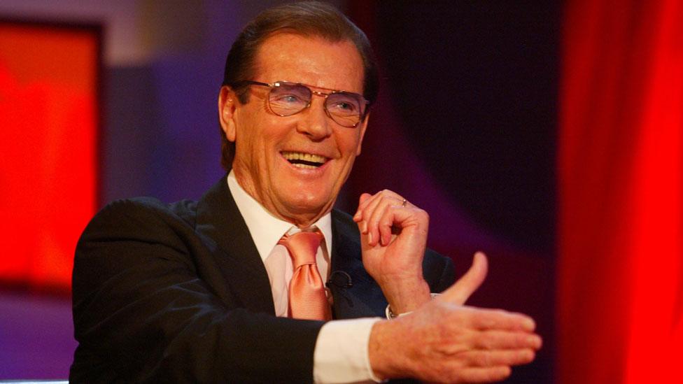 Roger Moore in 2002