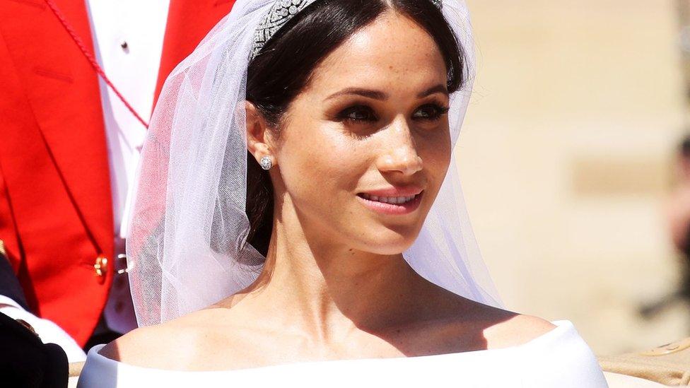 Meghan Markle's boat neck dress