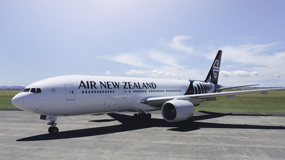 Photo handout from Air NZ of the Boeing 777-200