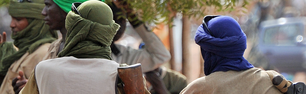 Al-Qaeda aligned jihadists in Gao, Mali - archive shot