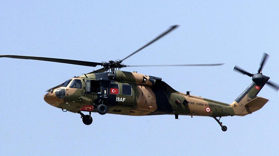 Turkish helicopter in Afghanistan, 2007 pic