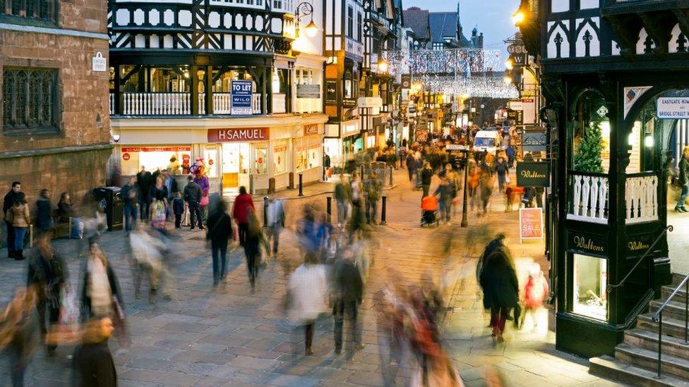 Shopping centre of Chester