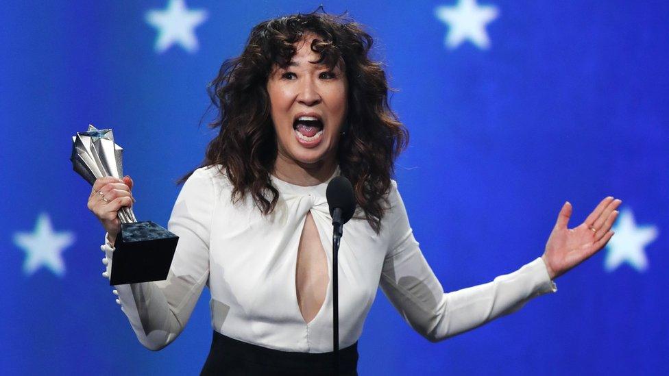 Sandra Oh at the Critics' Choice Awards