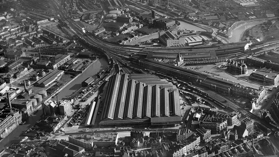 Bristol Temple Meads from the air