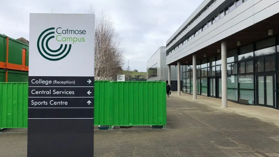 A general view of the Catmose Leisure Centre in Oakham