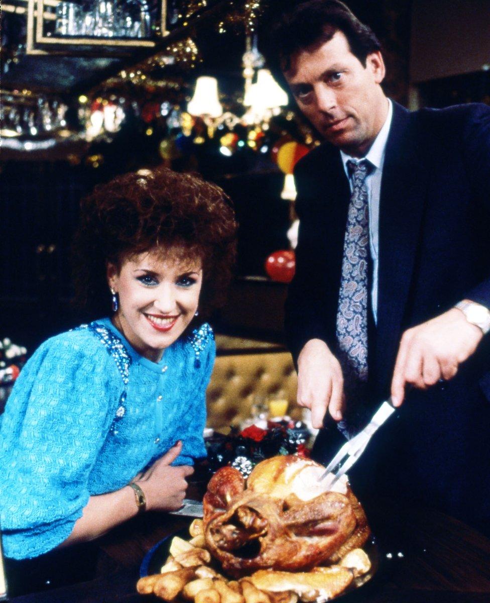 Leslie Grantham and Anita Dobson