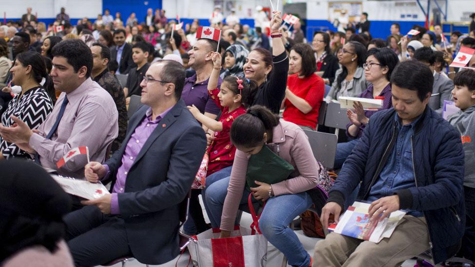 Canadian citizenship ceremony