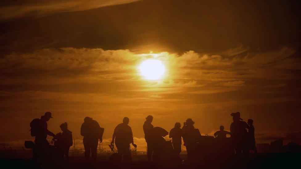 Beach-going is a traditional way that Angelinos try to beat the heat