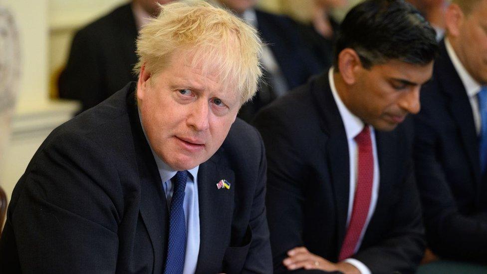 Boris Johnson and Rishi Sunak