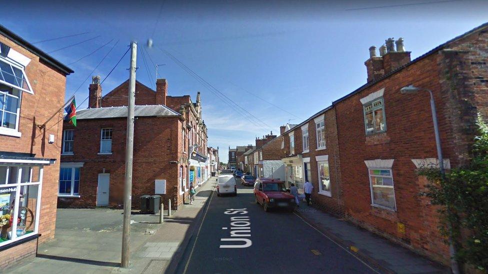 Union Street in Market Rasen, Lincolnshire