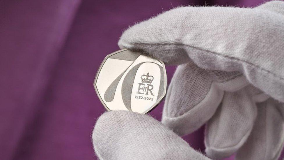 New 50p coin to mark Queen's Platinum Jubilee