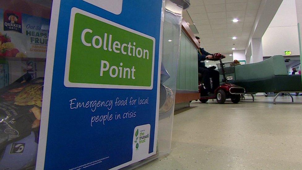 The food collection point