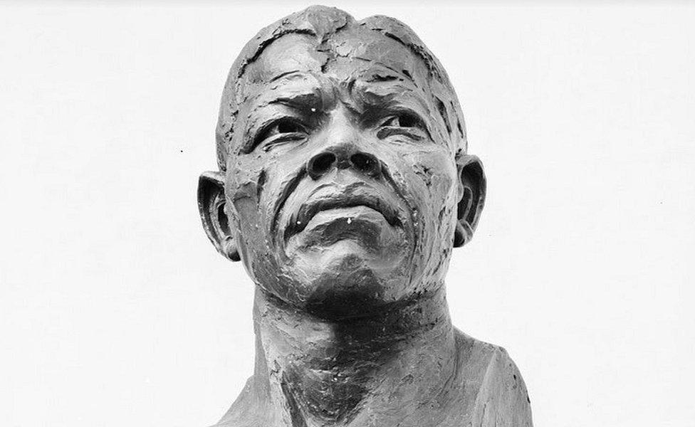 Nelson Mandela bust