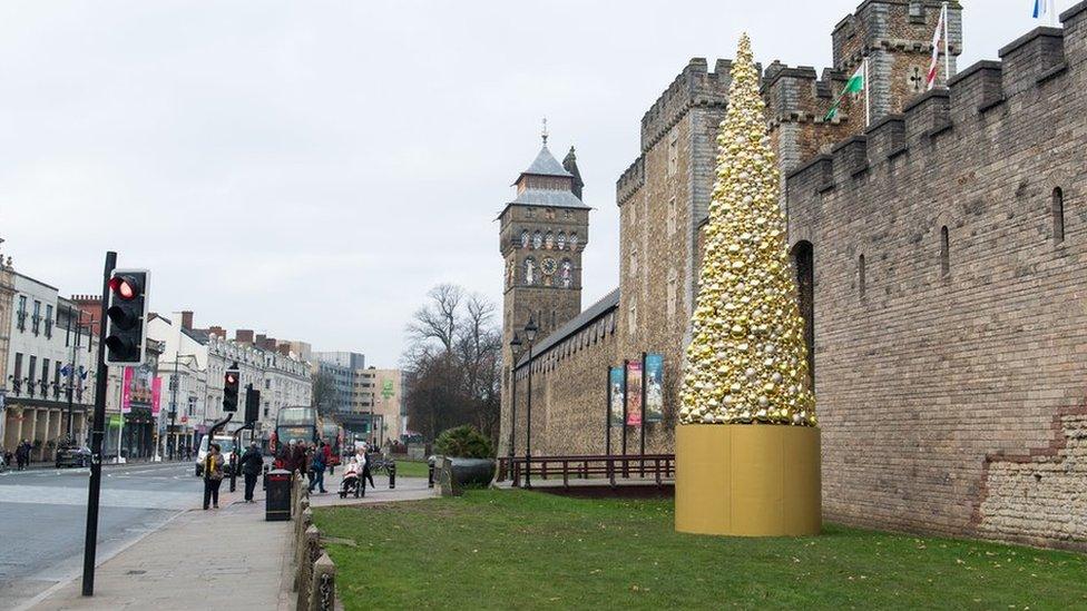 Cardiff Christmas tree