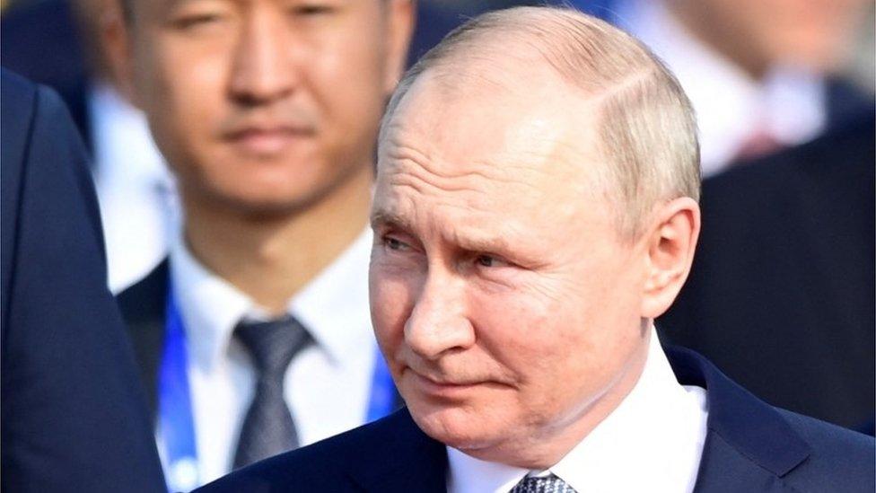 Russia's President Vladimir Putin arrives at Beijing Capital International Airport to attend the Third Belt and Road Forum in Beijing, China, October 17, 2023.