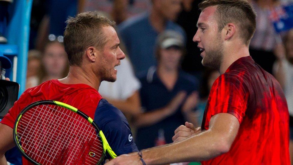 Layton Hewitt and Jack Sock