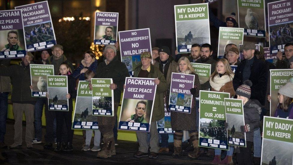 Chris Packham protest